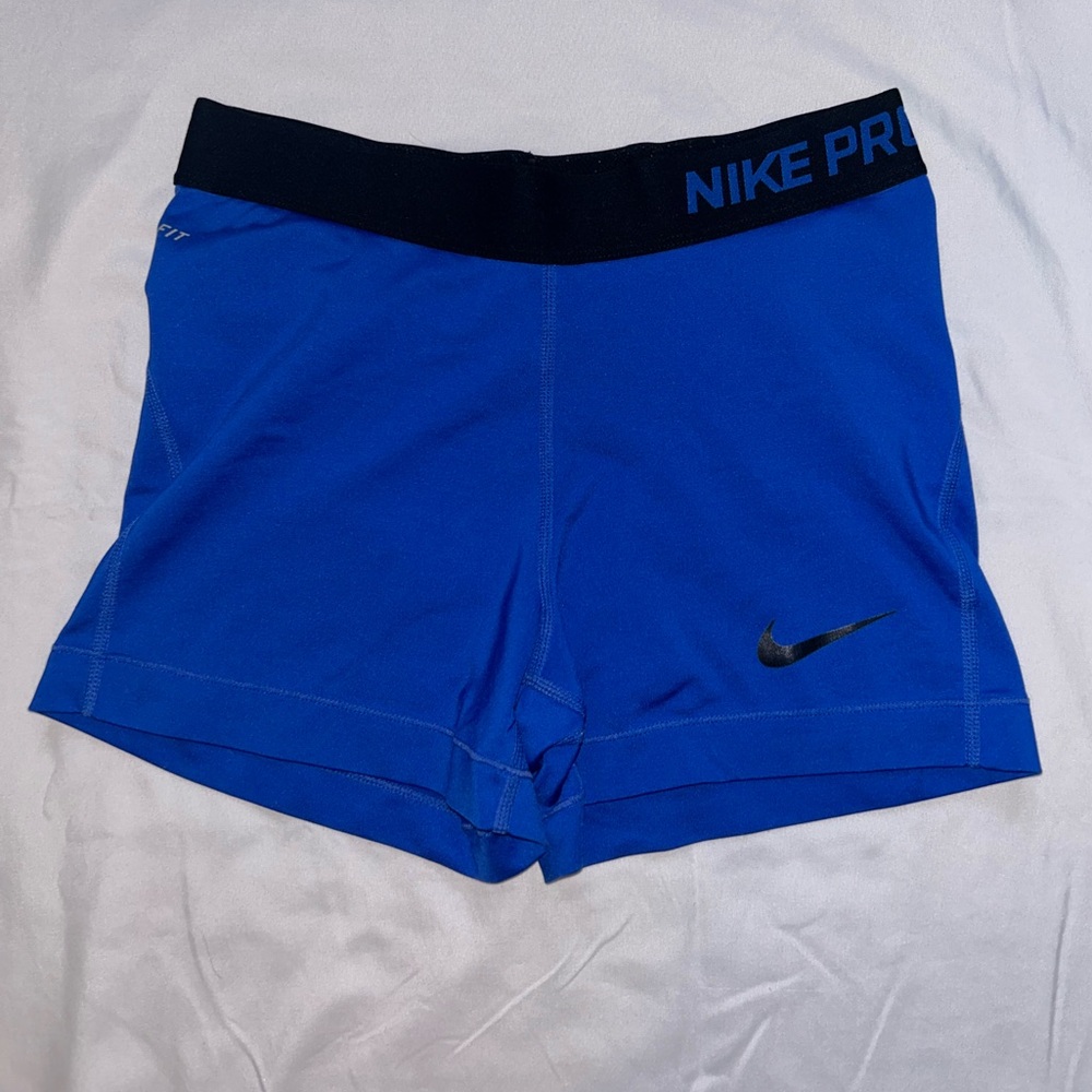 Nike Pro Shorts. Size medium. Color: Royal Blue